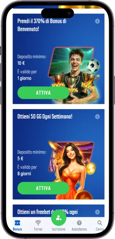 winnita selezione bonus