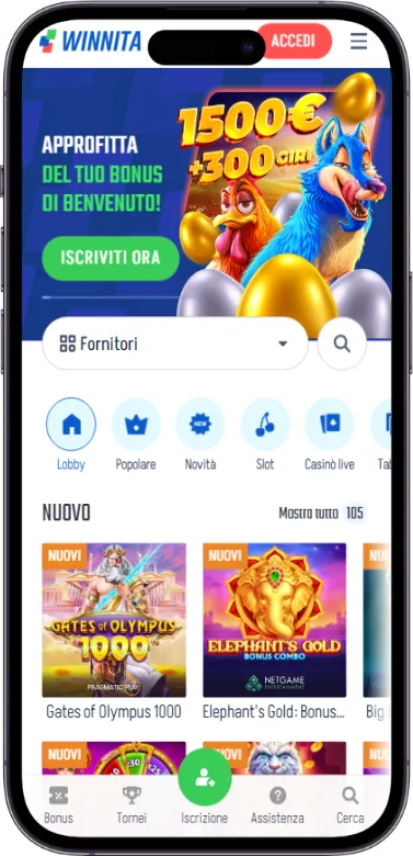 Winnita sito web ufficiale